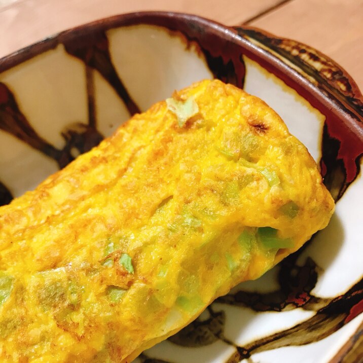 食材ロス減!キャベツの玉子焼き
